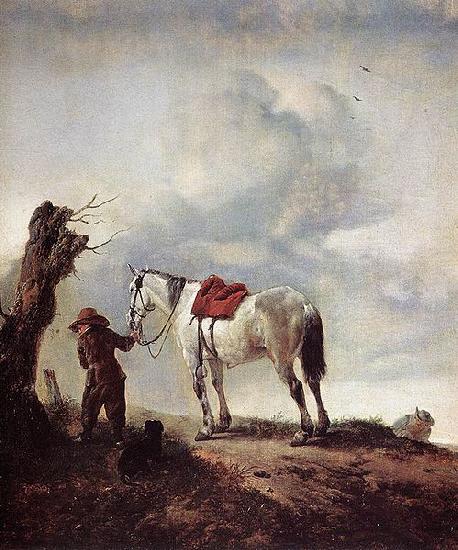 Philips Wouwerman The grey. oil painting picture